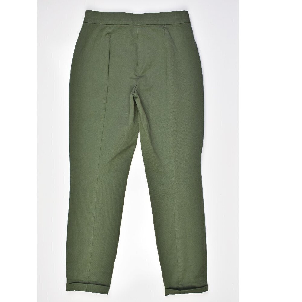 Everlane The Side-Zip Stretch Ponte Crop Cotton Pants - 4 - Picture 2 of 8